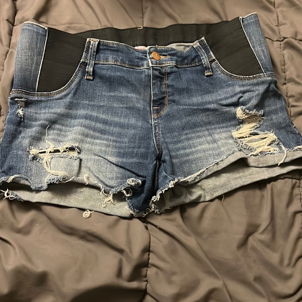 Maternity Jean shorts